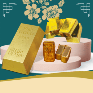 Premium Gold Bar Traditional Baked Mooncakes by Gin Thye – 8-piece box set with elegant gold packaging