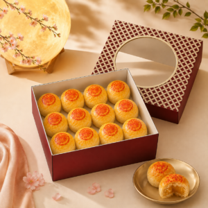 Mooncake 2026 Tau Sar Piah 10pc Gift Box 豆沙饼礼盒 – 5 Sweet + 5 Savoury (Default)【预购】