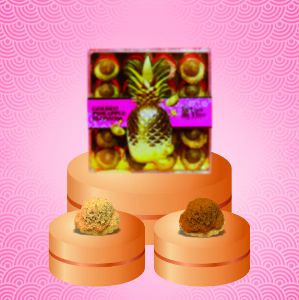 Chix Floss Pineapple Tart Flower (2 flavours to choose from)