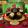Premium Christmas Chocolate Brownies - 500g Gin Thye Christmas brownies in chocolate and red velvet flavours
