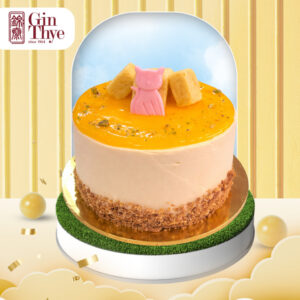 [Gin Thye] Mini Mango Meow-ment Cake 4 Inch