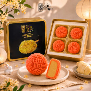 Mooncake 2026 Snowskin Mooncake - Durian Mao Shan Wang (Orange) 4 Pcs